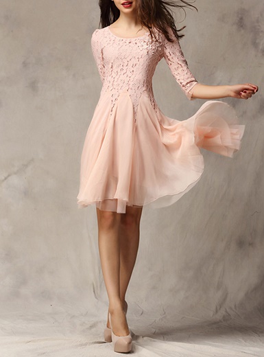 womens-peach-dress-85 Womens peach dress