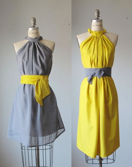 yellow-and-gray-dress-71_9 Yellow and gray dress