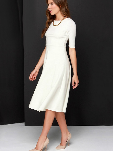 a-line-midi-dress-with-sleeves-51_5 A line midi dress with sleeves