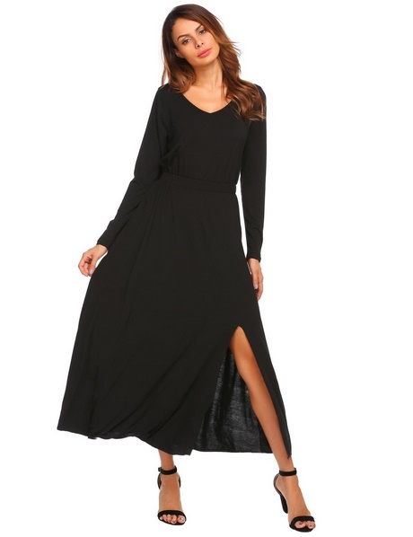 black-casual-long-dress-60_6 Black casual long dress