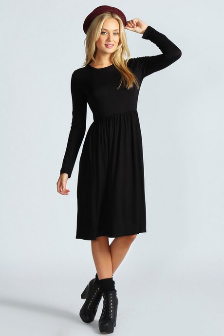black-midi-dress-with-long-sleeves-14_8 Black midi dress with long sleeves