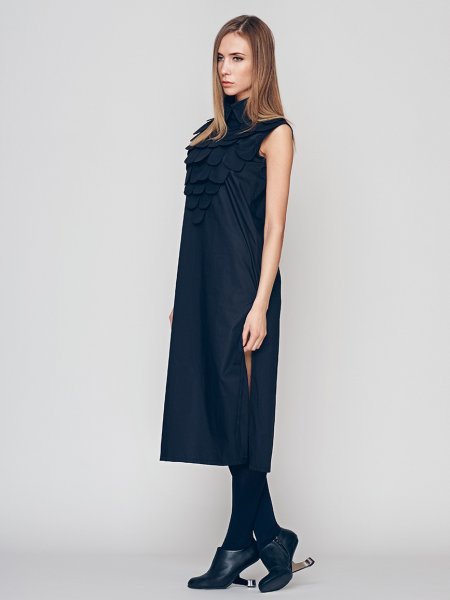 black-midi-evening-dress-66_14 Black midi evening dress