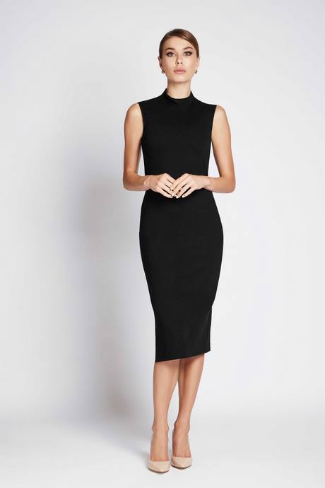 black-midi-length-dress-61_2 Black midi length dress