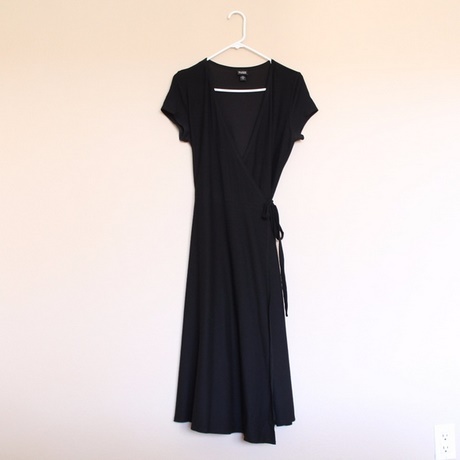 black-midi-wrap-dress-34 Black midi wrap dress