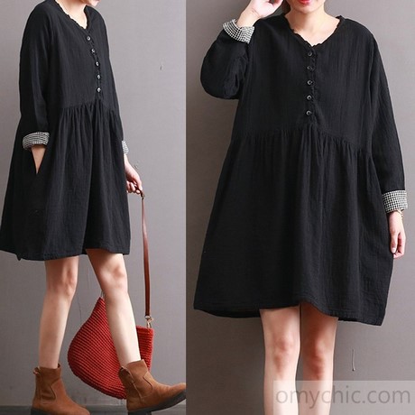 casual-black-long-sleeve-dress-50_7 Casual black long sleeve dress