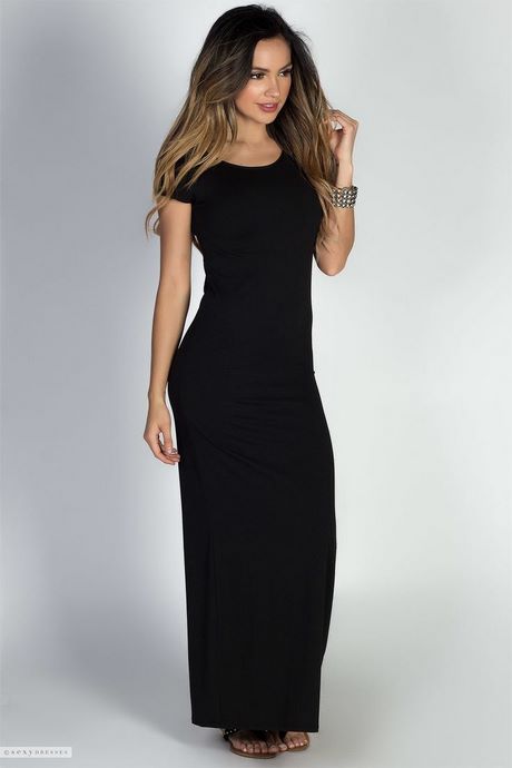 casual-long-black-summer-dress-12_13 Casual long black summer dress