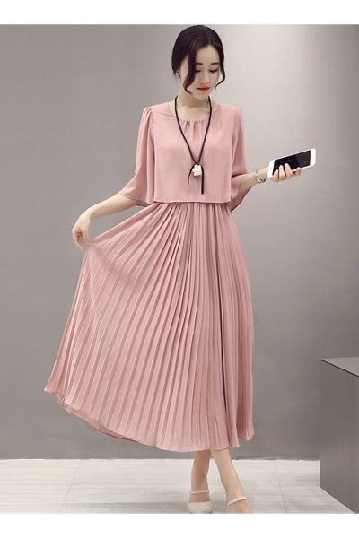 chiffon-midi-dress-with-sleeves-08_13 Chiffon midi dress with sleeves