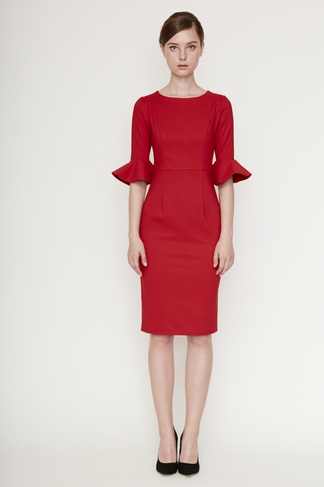 fitted-midi-dress-with-sleeves-88_4 Fitted midi dress with sleeves