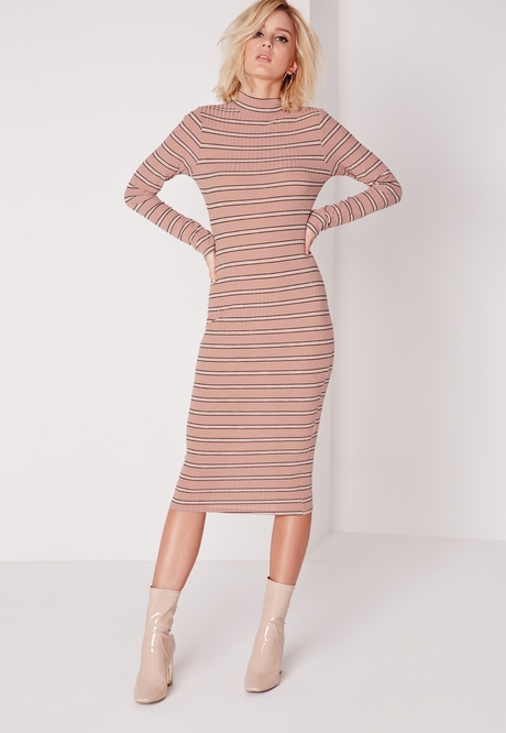 high-neck-midi-dress-long-sleeve-07_2 High neck midi dress long sleeve