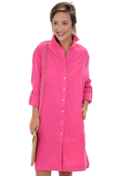 hot-pink-shirt-dress-13_12 Hot pink shirt dress