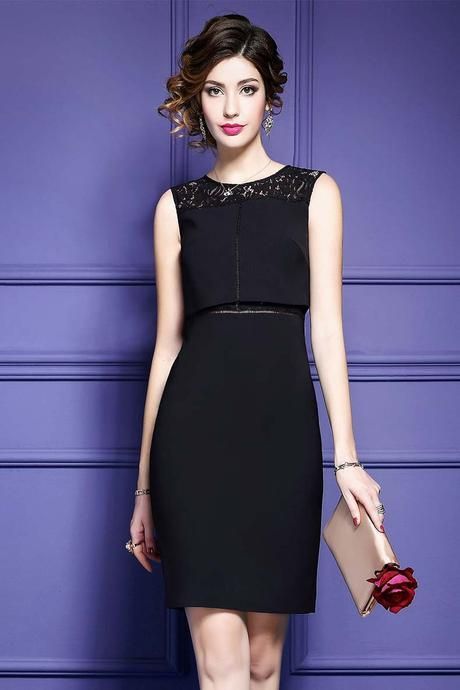 ladies-black-midi-dress-64_8 Ladies black midi dress