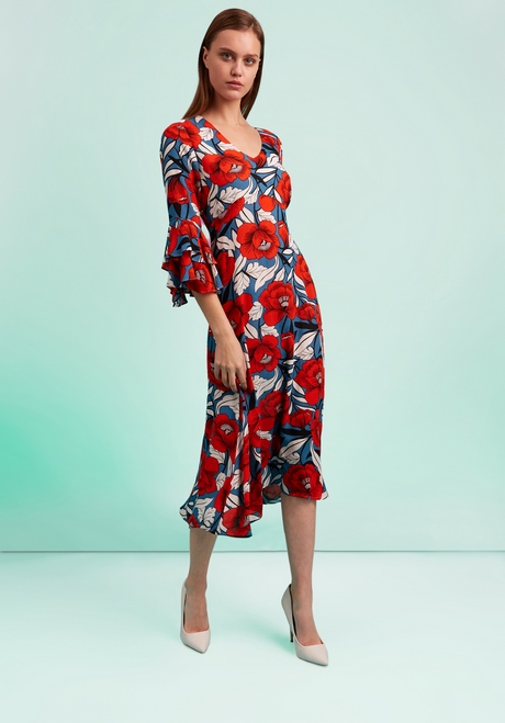 long-sleeve-red-midi-dress-75_2 Long sleeve red midi dress