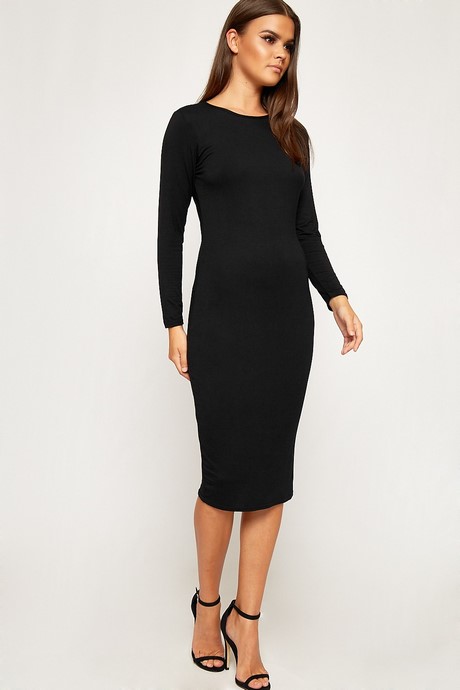 midi-black-bodycon-dress-13_11 Midi black bodycon dress