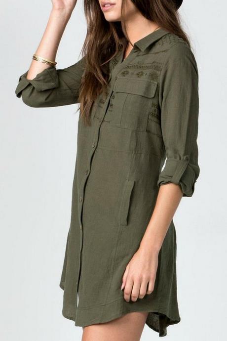 olive-green-shirt-dress-08_12 Olive green shirt dress