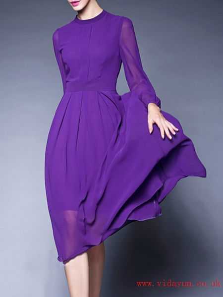 purple-midi-dress-with-sleeves-71_2 Purple midi dress with sleeves