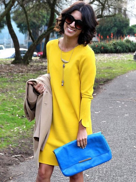 yellow-midi-dress-with-sleeves-68_9 Yellow midi dress with sleeves