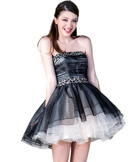 black-and-white-short-prom-dresses-23_13 Black and white short prom dresses