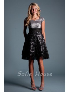 black-lace-short-prom-dress-65_2 Black lace short prom dress