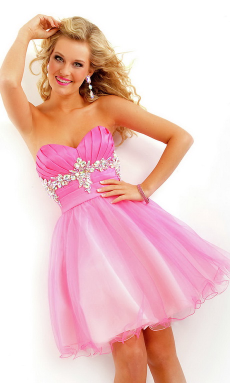 pink-short-prom-dress-90_8 Pink short prom dress