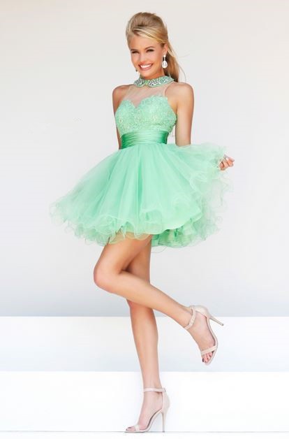 short-mint-green-prom-dress-65_13 Short mint green prom dress