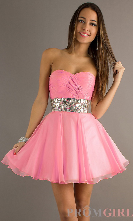 short-pink-prom-dress-77 Short pink prom dress