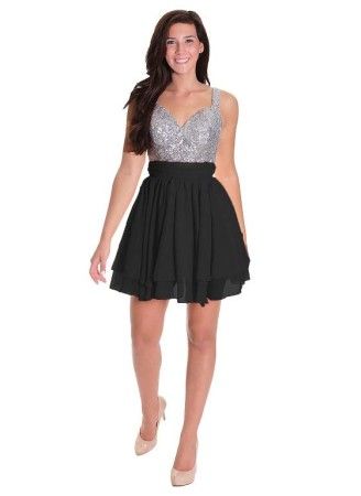 short-prom-dress-with-straps-90_8 Short prom dress with straps