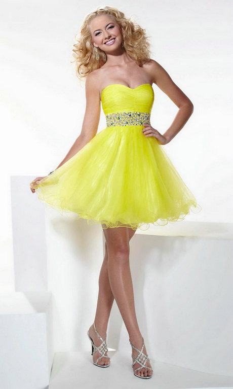 short-yellow-formal-dresses-24_4 Short yellow formal dresses