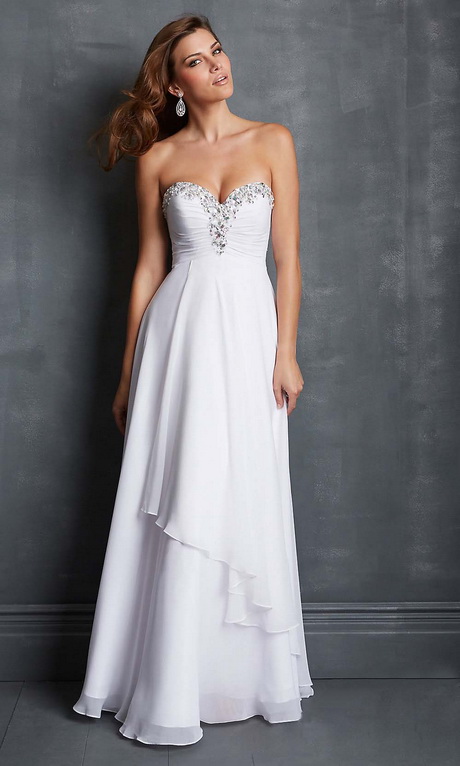 white-long-prom-dress-98 White long prom dress