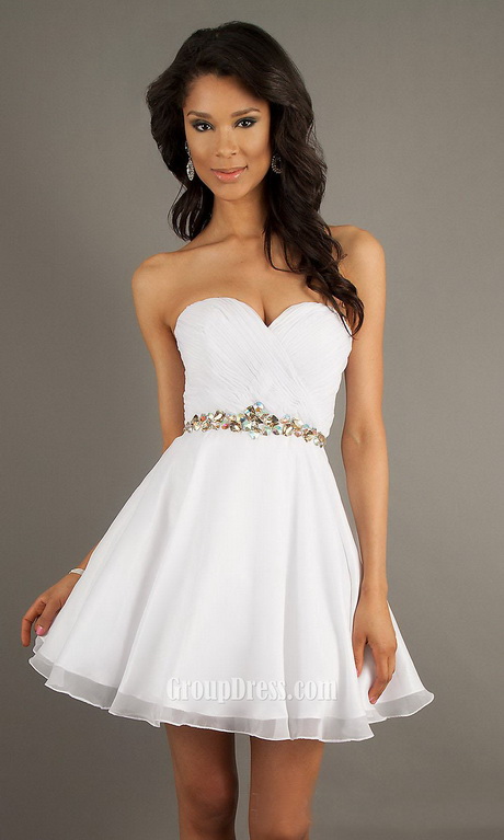white-short-dresses-for-prom-34_12 White short dresses for prom