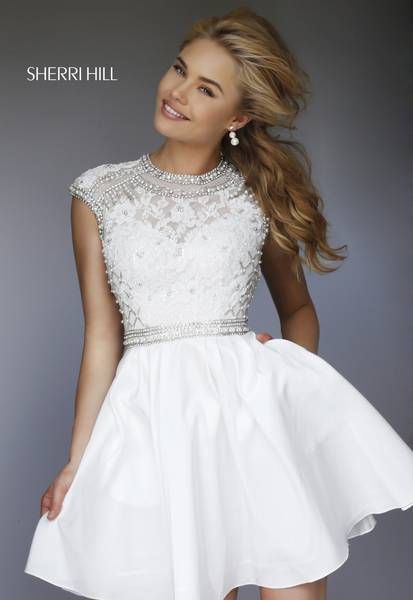 white-short-prom-dress-58_16 White short prom dress