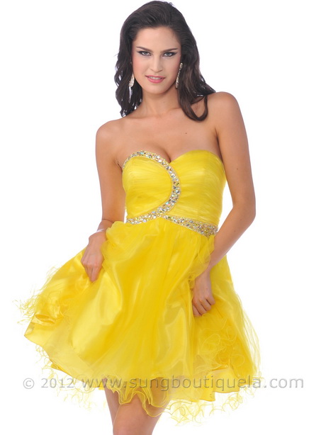 yellow-prom-dresses-short-71_11 Yellow prom dresses short