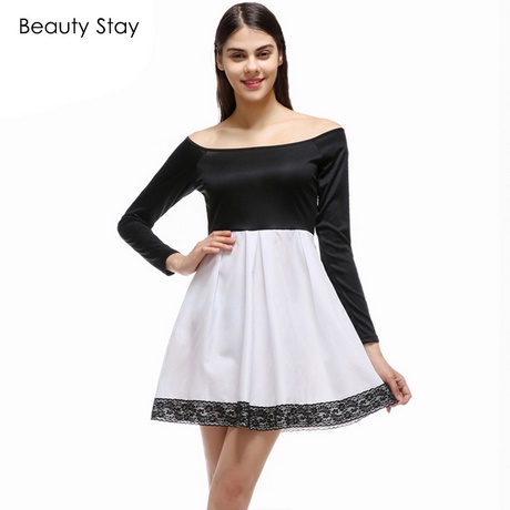 black-and-white-skater-dress-73_9 Black and white skater dress