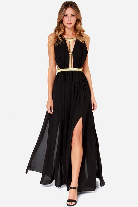 dress-gold-black-47_9 Dress gold black