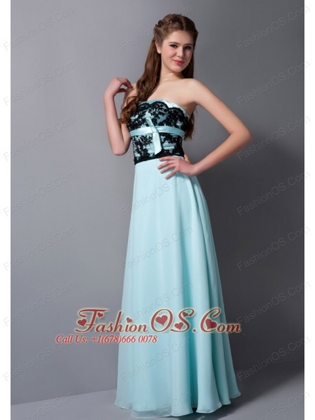 light-blue-and-black-dress-36_10 Light blue and black dress