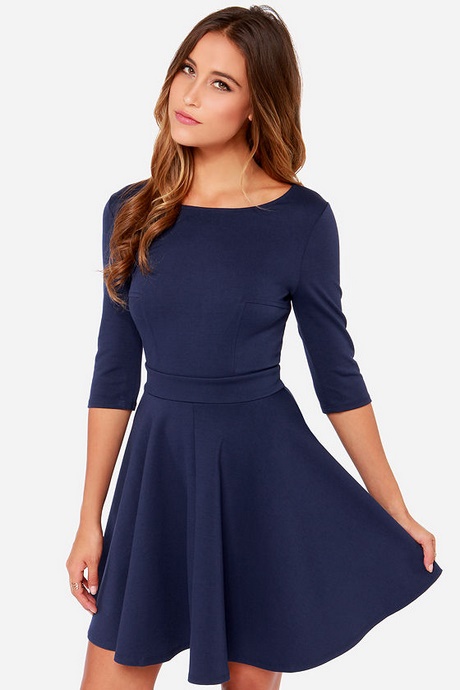 navy-blue-skater-dress-31_2 Navy blue skater dress