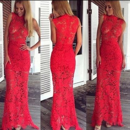 red-prom-dress-lace-99_12 Red prom dress lace