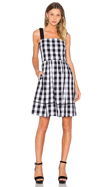 black-and-white-gingham-dress-71_10 Black and white gingham dress