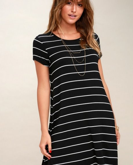 black-and-white-striped-shirt-dress-46_13 Black and white striped shirt dress