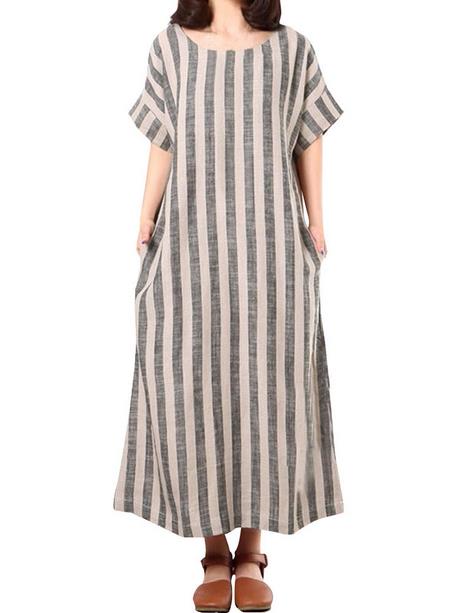 black-and-white-vertical-striped-dress-68_14 Black and white vertical striped dress