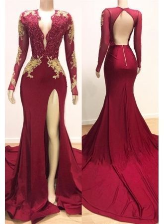 burgundy-and-gold-prom-dress-27_4 Burgundy and gold prom dress