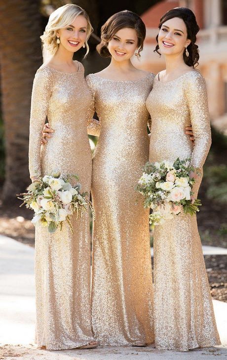 champagne-gold-bridesmaid-dresses-36_13 Champagne gold bridesmaid dresses