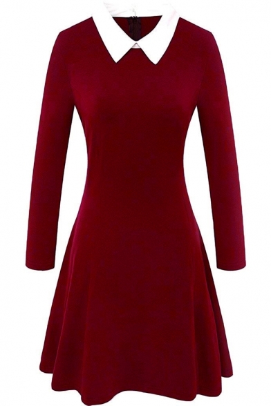 fit-and-flare-dress-with-sleeves-93_16 Fit and flare dress with sleeves
