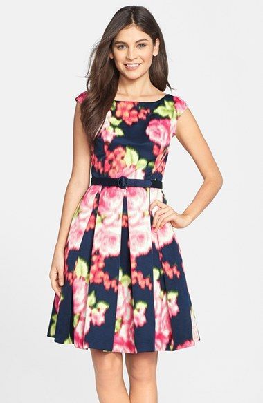 floral-fit-and-flare-dress-10_16 Floral fit and flare dress