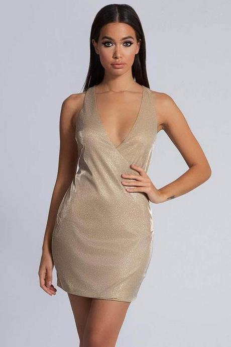 golden shimmer gown