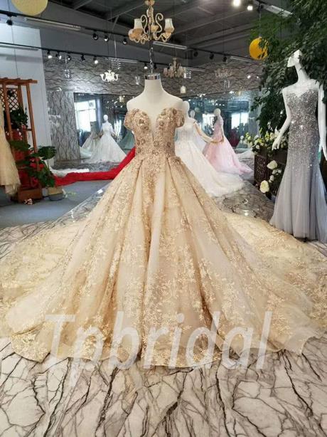 gold-wedding-dresses-2018-38_7 Gold wedding dresses 2018