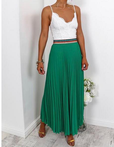 green-pleated-maxi-skirt-31 Green pleated maxi skirt