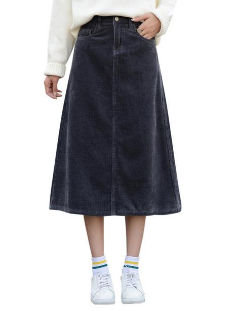 long-corduroy-skirt-67 Long corduroy skirt