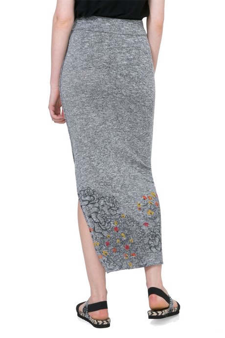 long-gray-skirt-39 Long gray skirt