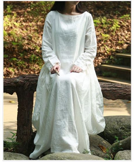 long-sleeve-cotton-dress-17_14 Long sleeve cotton dress