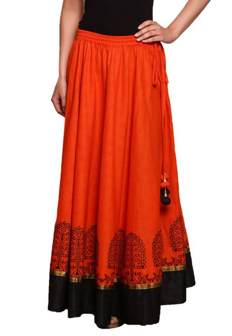 orange-long-skirt-98_11 Orange long skirt